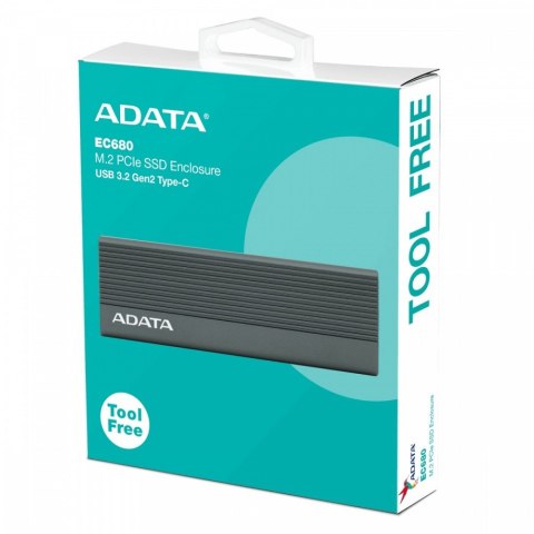 Obudowa zewnętrzna SSD M.2 EC680 USB3.2C 10Gbps Obudowa zewnętrzna SSD M.2 EC680 USB3.2C 10Gbps