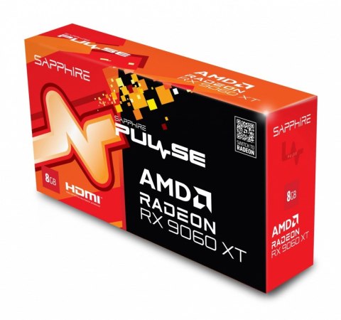 Karta graficzna Radeon RX 9060 XT PULSE 8GB GDDR6 128bit DP/2HDMI Karta graficzna Radeon RX 9060 XT PULSE 8GB GDDR6 128bit DP/2HDMI