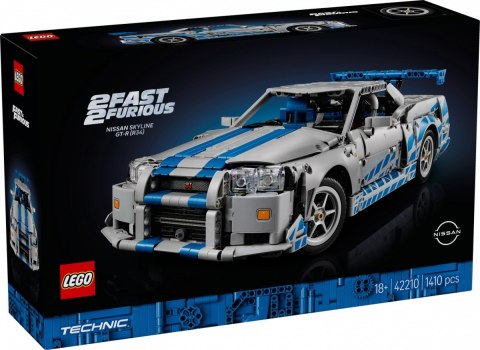 Klocki Technic 42210 Samochód Nissan Skyline GT-R (R34) z filmu Za szybcy, za wściekli Klocki Technic 42210 Samochód Nissan Skyline GT-R (R34) z filmu Za szybcy, za wściekli