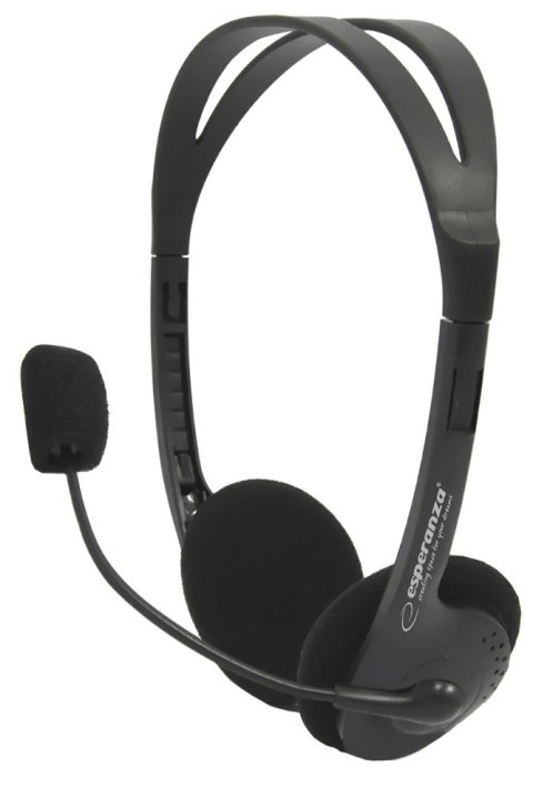 Słuchawki stereo z mikrofonem i regulacją głośności EH102 Słuchawki stereo z mikrofonem i regulacją głośności EH102