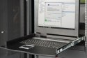Konsola 19 LCD z touchpad KVM 8 portów 1U komplet kabli (8xDS-19231) klawiatura US