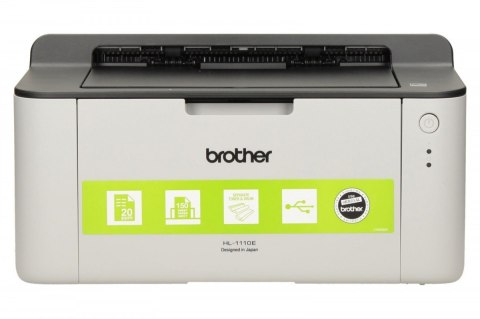 Drukarka HL-1110E A4 mono USB/20ppm/pod.150ark./1000kopii@start Drukarka HL-1110E A4 mono USB/20ppm/pod.150ark./1000kopii@start