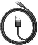 KABEL USB-A / USB-C Baseus Cafule CATKLF-AG1 50cm 3A QC 3.0 CZARNO-SZARY W NYLONOWYM OPLOCIE KABEL USB-A / USB-C Baseus Cafule CATKLF-AG1 50cm 3A QC 3.0 CZARNO-SZARY W NYLONOWYM OPLOCIE