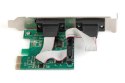 Karta rozszerzeń/Kontroler PCI Express RS232 Serial Port, 2xDB9, Chipset: ASIX99100 Karta rozszerzeń/Kontroler PCI Express RS232 Serial Port, 2xDB9, Chipset: ASIX99100