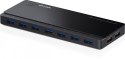 7-portowy Hub USB 3.0 z dwoma portami ładującymi 7-portowy Hub USB 3.0 z dwoma portami ładującymi