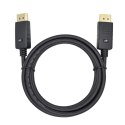 Kabel DisplayPort M/M 1.8 m. czarny v 1.1 Kabel DisplayPort M/M 1.8 m. czarny v 1.1