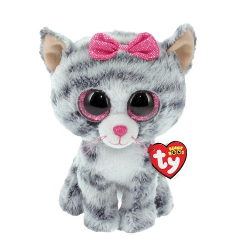 Maskotka TY Beanie Boos Kiki - Kot, 24 cm