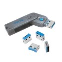 Blokada portów USB 4szt. z kluczem Blokada portów USB 4szt. z kluczem