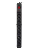 Listwa przeciwprzepięciowa Multi M9 1.5m czarna (9 gniazd) Listwa przeciwprzepięciowa Multi M9 1.5m czarna (9 gniazd)