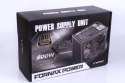 Zasilacz ATX 600W aktywne PFC 12 cm fan 80+Bronze color box
