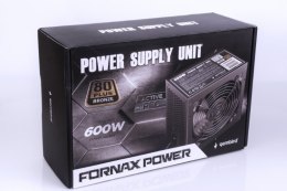 Zasilacz ATX 600W aktywne PFC 12 cm fan 80+Bronze color box