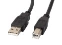 Kabel USB 2.0 AM-BM 5M czarny Kabel USB 2.0 AM-BM 5M czarny