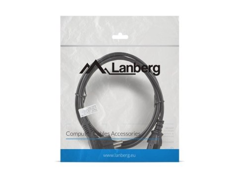 Kabel zasilający CEE 7/7 - IEC 320 C13 1.8M czarny Kabel zasilający CEE 7/7 - IEC 320 C13 1.8M czarny