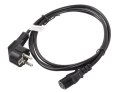 Kabel zasilający CEE 7/7 - IEC 320 C13 1.8M czarny Kabel zasilający CEE 7/7 - IEC 320 C13 1.8M czarny