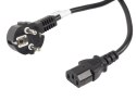 Kabel zasilający CEE 7/7 - IEC 320 C13 VDE 10M czarny Kabel zasilający CEE 7/7 - IEC 320 C13 VDE 10M czarny