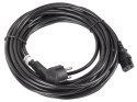 Kabel zasilający CEE 7/7 - IEC 320 C13 VDE 10M czarny Kabel zasilający CEE 7/7 - IEC 320 C13 VDE 10M czarny