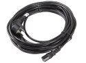 Kabel zasilający CEE 7/7 - IEC 320 C13 VDE 10M czarny Kabel zasilający CEE 7/7 - IEC 320 C13 VDE 10M czarny