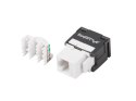 Moduł keystone gniazdo beznarzędziowy RJ45 - LSA UTP kat.5e 180 stopni do puszki montażowej Moduł keystone gniazdo beznarzędziowy RJ45 - LSA UTP kat.5e 180 stopni do puszki montażowej