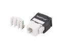 Moduł keystone gniazdo beznarzędziowy RJ45 - LSA UTP kat.6a 180 stopni do puszki montażowej Moduł keystone gniazdo beznarzędziowy RJ45 - LSA UTP kat.6a 180 stopni do puszki montażowej