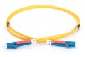 Patchcord FO Singlemode 09/125 OS2 LC-LC duplex 5m Żółty Patchcord FO Singlemode 09/125 OS2 LC-LC duplex 5m Żółty