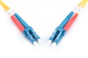 Patchcord FO Singlemode 09/125 OS2 LC-LC duplex 5m Żółty Patchcord FO Singlemode 09/125 OS2 LC-LC duplex 5m Żółty