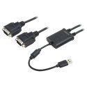 Adapter USB 2.0 do 2x port szeregowy Adapter USB 2.0 do 2x port szeregowy