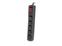Listwa zasilająca R5 3m 5x230V PL 10A Czarna Listwa zasilająca R5 3m 5x230V PL 10A Czarna