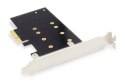 Karta rozszerzeń (Kontroler) M.2 NGFF/NVMe SSD PCIe 3.0 x4 SATA 80, 60, 42, 30 mm Karta rozszerzeń (Kontroler) M.2 NGFF/NVMe SSD PCIe 3.0 x4 SATA 80, 60, 42, 30 mm