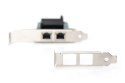 Karta sieciowa przewodowa PCI Express 2x RJ45 Gigabit 10/100/1000Mbps Low Profile Karta sieciowa przewodowa PCI Express 2x RJ45 Gigabit 10/100/1000Mbps Low Profile