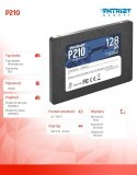Dysk SSD 128GB P210 450/430 MB/s SATA III 2.5 Dysk SSD 128GB P210 450/430 MB/s SATA III 2.5