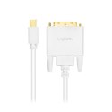 Kabel mini Display port do DVI 3m Biały Kabel mini Display port do DVI 3m Biały