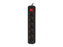 Listwa przedłużacz 3m 5x230 c PS1-05F-0300-BK Listwa przedłużacz 3m 5x230 c PS1-05F-0300-BK