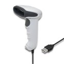 Czytnik kodów kreskowych 1D | CCD | USB | Biały Czytnik kodów kreskowych 1D | CCD | USB | Biały