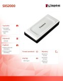 Dysk SSD XS2000 1000GB USB3.2 Gen2.2 Zewnętrzni Dysk SSD XS2000 1000GB USB3.2 Gen2.2 Zewnętrzni