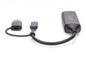 Karta sieciowa przewodowa USB 3.1 Typ C + USB A do 1x RJ45 2.5 Gigabit Ethernet 10/100/1000/2500Mbps Karta sieciowa przewodowa USB 3.1 Typ C + USB A do 1x RJ45 2.5 Gigabit Ethernet 10/100/1000/2500Mbps