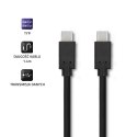 Kabel USB 3.1 typ C męski | USB 3.1 typ C męski | 1.4m | Czarny Kabel USB 3.1 typ C męski | USB 3.1 typ C męski | 1.4m | Czarny