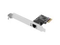 Karta sieciowa PCI-E 1X RJ45 1GB RTL8111C śledź low profile Karta sieciowa PCI-E 1X RJ45 1GB RTL8111C śledź low profile