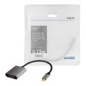 Adapter USB-C do HDMI/F ,4K/60Hz aluminiowy 0.15m Adapter USB-C do HDMI/F ,4K/60Hz aluminiowy 0.15m