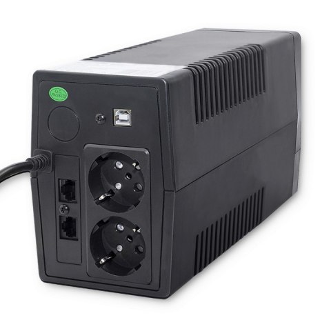 Zasilacz awaryjny UPS | Monolith | 650VA | 360W | LCD | USB | RJ45 Zasilacz awaryjny UPS | Monolith | 650VA | 360W | LCD | USB | RJ45