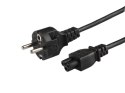 Kabel zasilający koniczynka 3x0.75mm2, 1,8m, CL-81 Kabel zasilający koniczynka 3x0.75mm2, 1,8m, CL-81