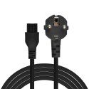 Kabel zasilający koniczynka, 3m, CL-158 Kabel zasilający koniczynka, 3m, CL-158