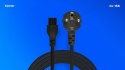Kabel zasilający koniczynka, 3m, CL-158 Kabel zasilający koniczynka, 3m, CL-158