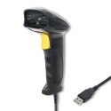 Laserowy czytnik kodów kreskowych 1D | USB | Czarny Laserowy czytnik kodów kreskowych 1D | USB | Czarny