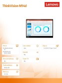 Monitor 14.0 ThinkVision M14d WLED LCD 63AAUAT6WL Monitor 14.0 ThinkVision M14d WLED LCD 63AAUAT6WL