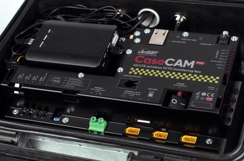 WALIZKA AKUMULATOROWA CCTV Z MIKROKAMERĄ I TRANSMISJĄ 4G/LTE CAMSAT CASECAM-PRO Q4 WALIZKA AKUMULATOROWA CCTV Z MIKROKAMERĄ I TRANSMISJĄ 4G/LTE CAMSAT CASECAM-PRO Q4