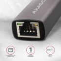 ADE-TRC Karta sieciowa Gigabit Ethernet adapter, USB-C 3.2 Gen 1, instalacja automatyczna, metalowy, tytanowa szarość ADE-TRC Karta sieciowa Gigabit Ethernet adapter, USB-C 3.2 Gen 1, instalacja automatyczna, metalowy, tytanowa szarość