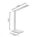Lampka biurkowa LED 9w z ładowarką Qi MCE616W Lampka biurkowa LED 9w z ładowarką Qi MCE616W