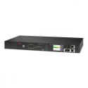 Przełącznik źródeł zasilania AP4423A Rack ATS, 230V, 16A, wejście C20, wyjścia 8x C13, 1x C19 Przełącznik źródeł zasilania AP4423A Rack ATS, 230V, 16A, wejście C20, wyjścia 8x C13, 1x C19