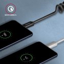 BUCM-CM10TB Kabel Twister USB-C - USB-C, 0,6m, USB 2.0, 3A, ALU, PVC Czarny BUCM-CM10TB Kabel Twister USB-C - USB-C, 0,6m, USB 2.0, 3A, ALU, PVC Czarny