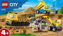 Klocki City 60391 Ciężarówki i dźwig z kulą wyburzeniową Klocki City 60391 Ciężarówki i dźwig z kulą wyburzeniową